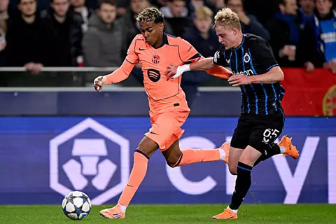 دقيقة بدقيقة.. كلوب بروج 2-2 برشلونة.. يامال يتعادل (فيديو وصور)